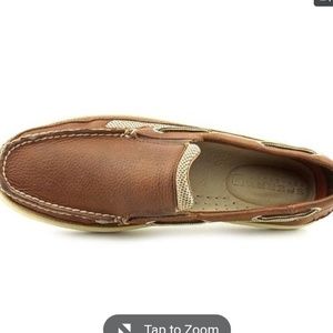 EUC Sperry Leather Slip on